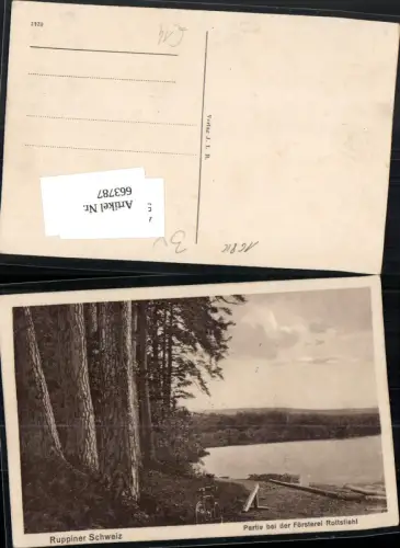 663787,Ruppiner Schweiz Ruppin Försterei Rottstiehl Neuruppin Rottstiel