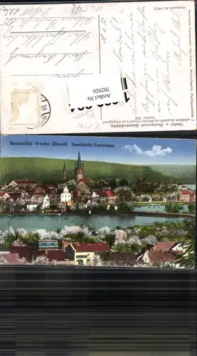 702926 Baumblüte Werder an der Havel Inselstadt Panorama LK Potsdam Mittelmark