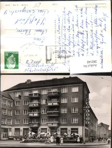 282142,Brandenburg Havel HOG Kaskade Gasthof Terrasse pub VEB 4euro1325