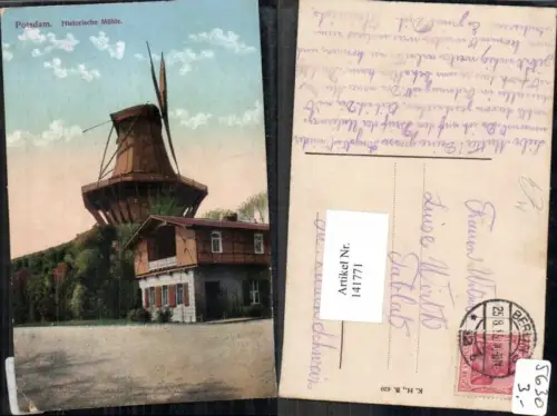141771,Potsdam Historische Mühle Windmühle