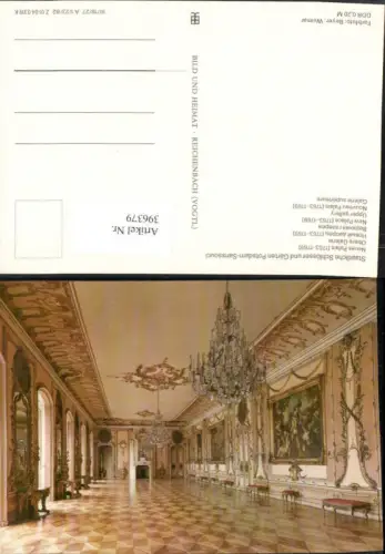 396379,Potsdam Sanssouci Palais Obere Galerie Innenansicht pub VEB