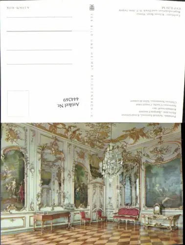 444269,Potsdam Schloss Sanssouci Konzertzimmer Innenansicht pub VEB