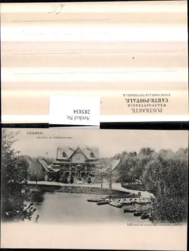 285834,Bremen Meierei im Bürgerpark Anlegeplatz Ruderboote Boote