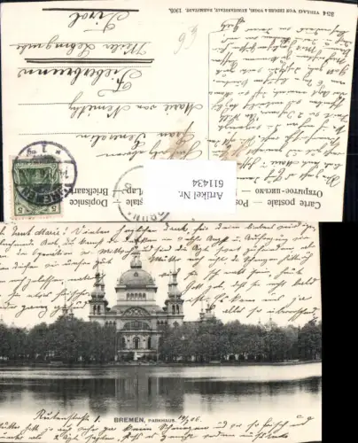 611434,Bremen Parkhaus 1906