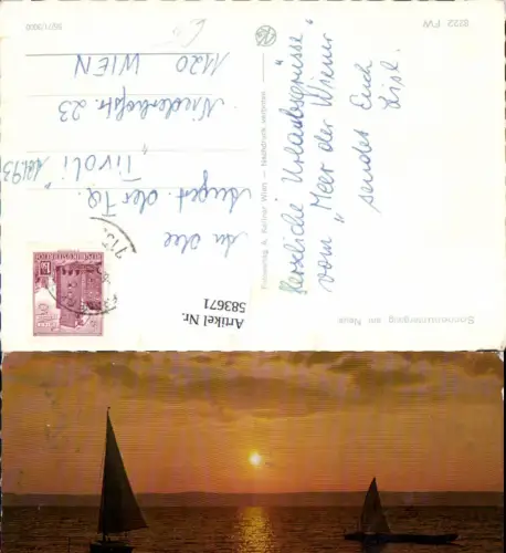 583671,Sonnenuntergang am Neusiedlersee b. Frauenkirchen