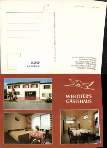 629239,Mehrbild Ak Rust a. See Wehofers Gästehaus Storch