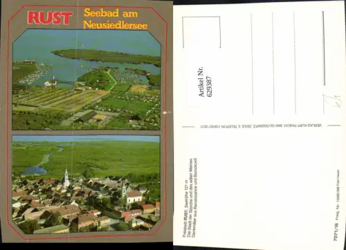 629387,Mehrbild Ak Rust Seebad a. Neusiedlersee
