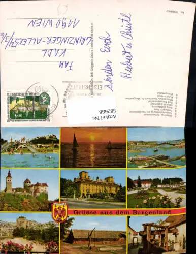582688,Mehrbild Ak Burgenland Güssing Freistadt Rust Burg Schlaining Pusztahaus