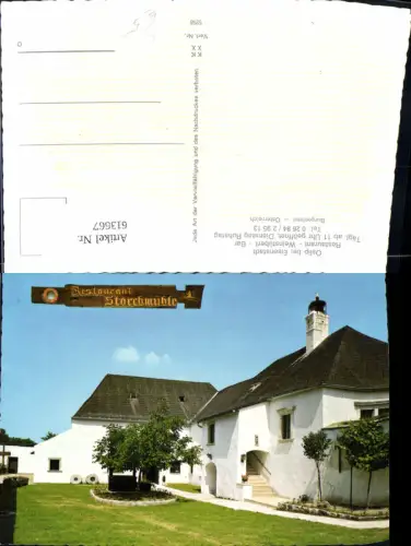 613667,Oslip b. Eisenstadt Restaurant Weinstube Storchmühle