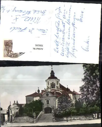 709295 Foto AK Eisenstadt Haydn-Kirche