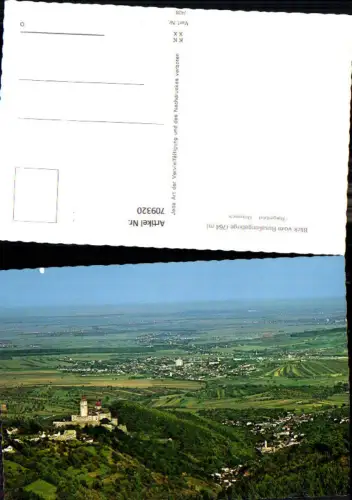 709320 Blick v. Rosaliengebirge v. Forchtenstein Burg Forchtenstein