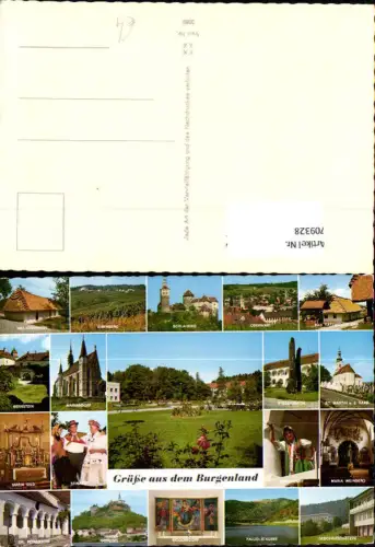 709328 Mehrbild AK Burgenland Heiligenbrunn Eisenberg Stegersbach Oberwart Güssing