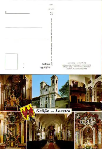 709339 Mehrbild AK Loretto Burgenland Ansichten Wallfahrtskirche Orgel