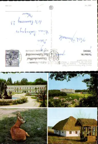 709341 Mehrbild AK Bad Tatzmannsdorf Hotel Battyany Kurheim Altes Bauerngehöft Wild Reh