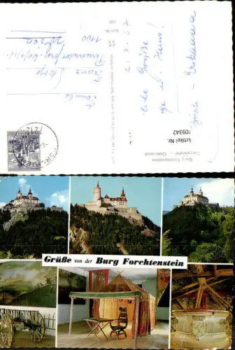 709342 Mehrbild AK Forchtenstein Burg Forchtenstein Ansichten Geschütz