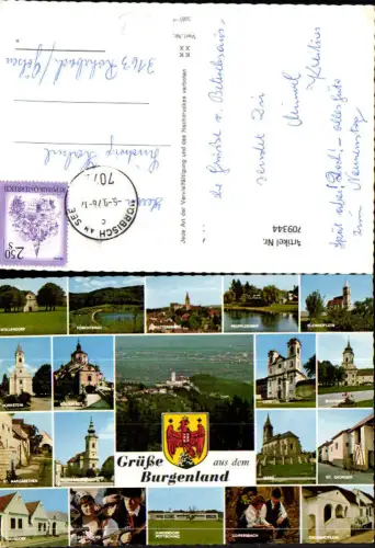 709344 Mehrbild AK Burgenland Müllendorf Forchtenau Stotzing Marz St Margarethen