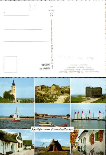 709346 Mehrbbild AK Neusiedlersee Donnerskirchen St Margarethen Neusiedl Rust Mörbisch