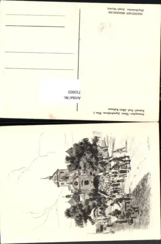 710005 Burgenland Eisenstadt Bergkirche Künstler AK Albert Kollmann