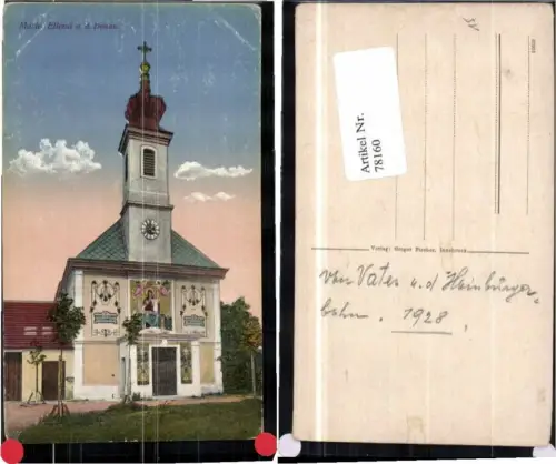 78160,Maria Ellend a.d. Donau COLOR 1915