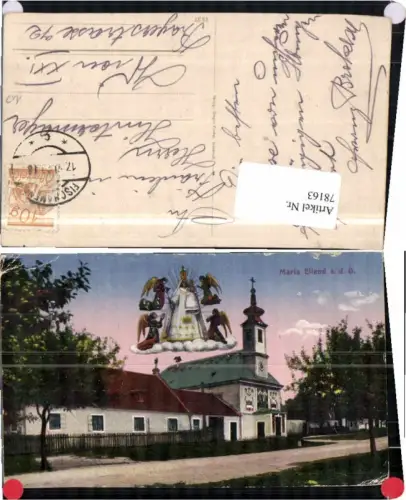 78163,Maria Ellend a.d. Donau 1918 gel Fischamend