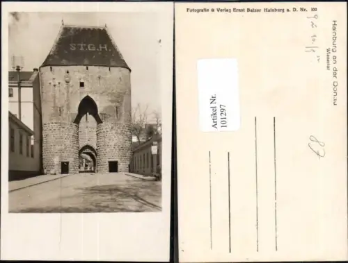 101297,Hainburg a.d. Donau Wiener Tor Fotokarte