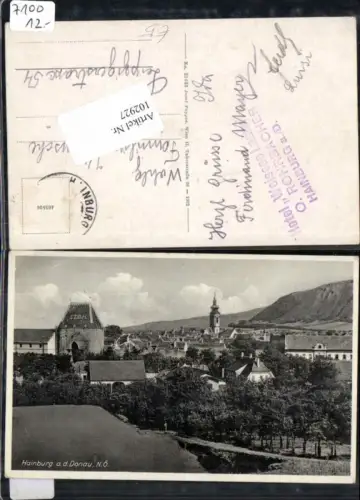 102927,Hainburg a.d. Donau Teilansicht 1932