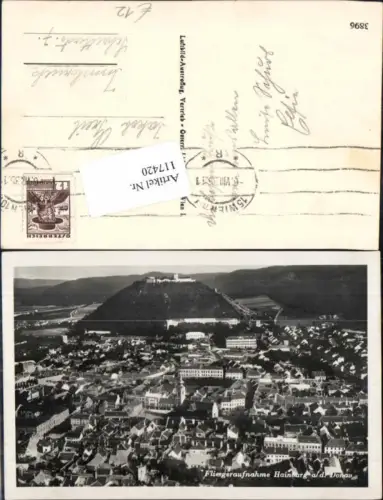 117420,Fliegeraufnahme Hainburg a.d. Donau 1935