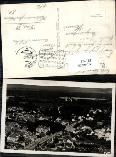 131305,seltene Fliegeraufnahme Deutsch Altenburg Carnuntum 1937