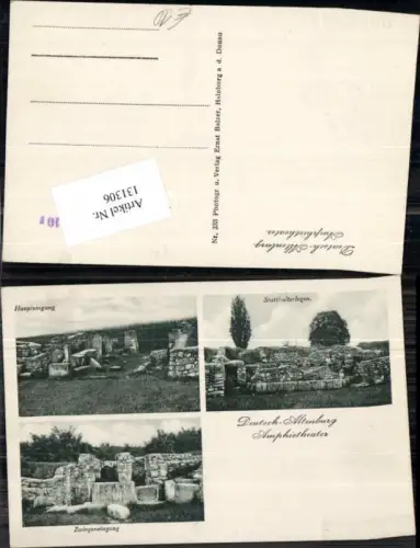 131306,Deutsch Altenburg Carnuntum Amphietheater 1905