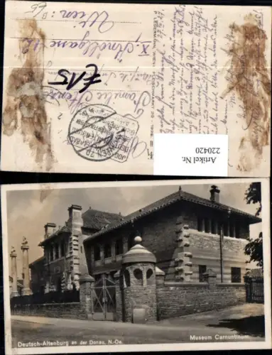 220420,Deutsch-Altenburg a. d. Donau Museum Carnuntinum