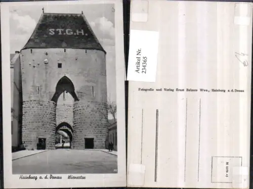 234365,Hainburg an d. Donau Wienertor Tor