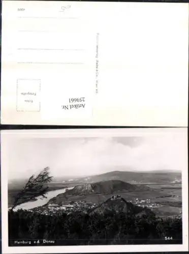 259661,Hainburg an d. Donau Totale m. Schlossberg