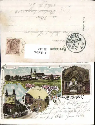 561562,Litho Maria Lanzendorf Gnadenkapelle Kirche