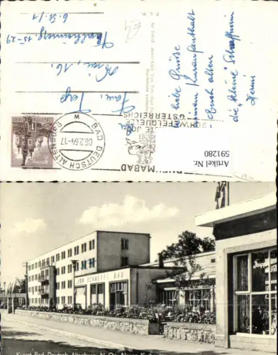 591280,Foto Ak Bad Deutsch-Altenburg Neues Kurhaus