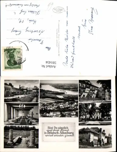 591434,Mehrbild Ak Bad Deutsch-Altenburg Museum Kurhaus