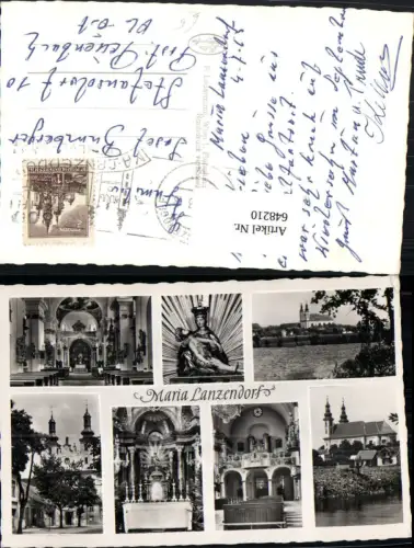 648210,Mehrbild Ak Maria Lanzendorf Maria-Lanzendorf Wallfahrtskirche
