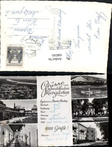 648243,Schreibfaul Schreibfaulheit Bad Deutsch-Altenburg Schiff Dampfer