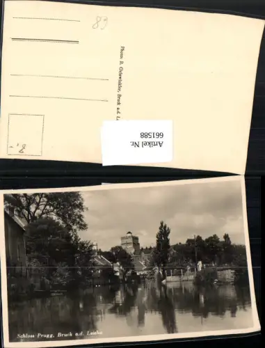 661588,Foto Ak Schloss Prugg Bruck a. d. Leitha