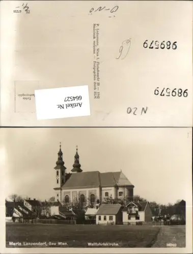 664527,Foto Ak Maria Lanzendorf Wallfahrtskirche