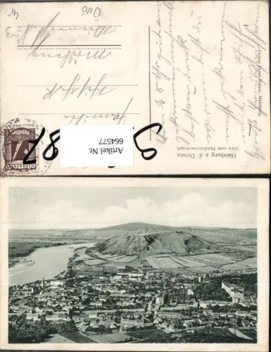 664577,Hainburg a. d. Donau Blick v. Hundsheimerkogel