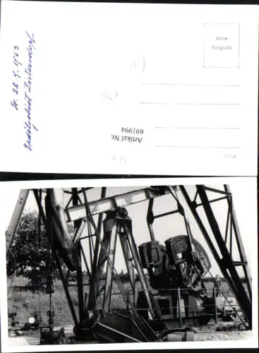 691994 seltene Foto-AK Zistersdorf Erdölgebiet Erdöl Öl Bohrungen