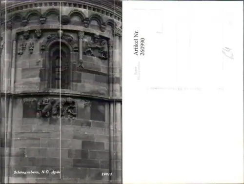 260990,Schöngrabern Grabern Apsis Steinerne Bibel Detailansicht