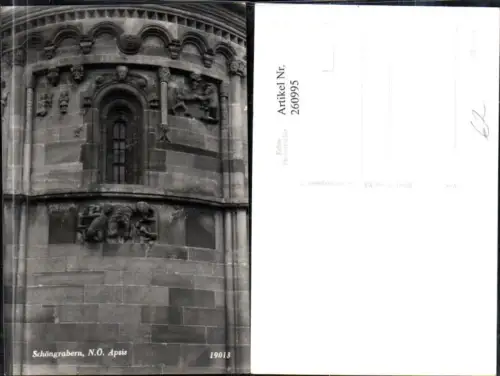 260995,Schöngrabern Grabern Apsis Steinerne Bibel Detailansicht