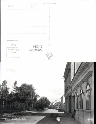 614291,Unter Retzbach Straßenansicht Unterretzbach