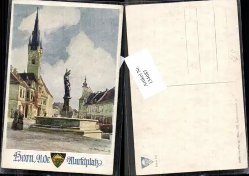 134083,Dt Schulverein 815 Horn Markt sign. Reckziegel Robert