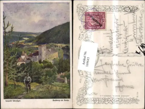 169643,Buchberg a. Kamp Künstler Ak sign Leopold Schweiger