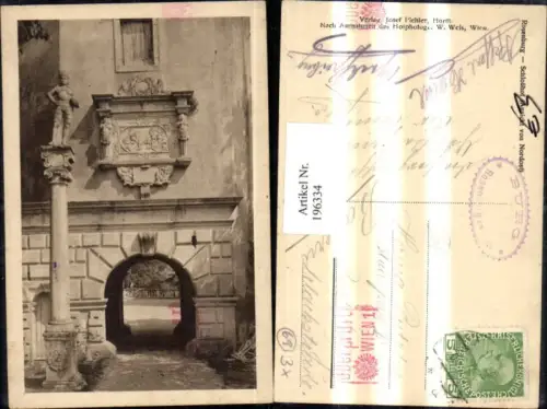 196334,Rosenburg Schlosshof Schloss Ansicht v. Nordost