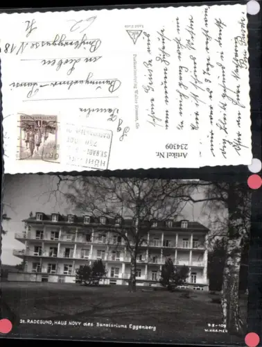 234309,St. Radegund Haus Novy des Sanatoriums Eggenberg