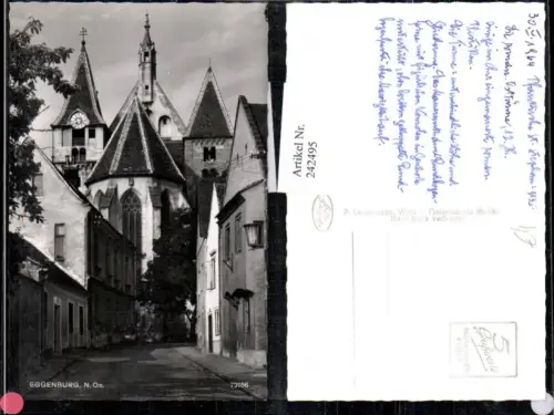 242495,Eggenburg Pfarrkirche St. Stephan Straßenansicht