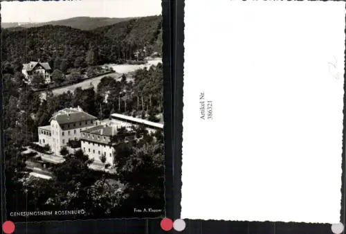 386321,Genesungsheim Rosenburg am Kamp